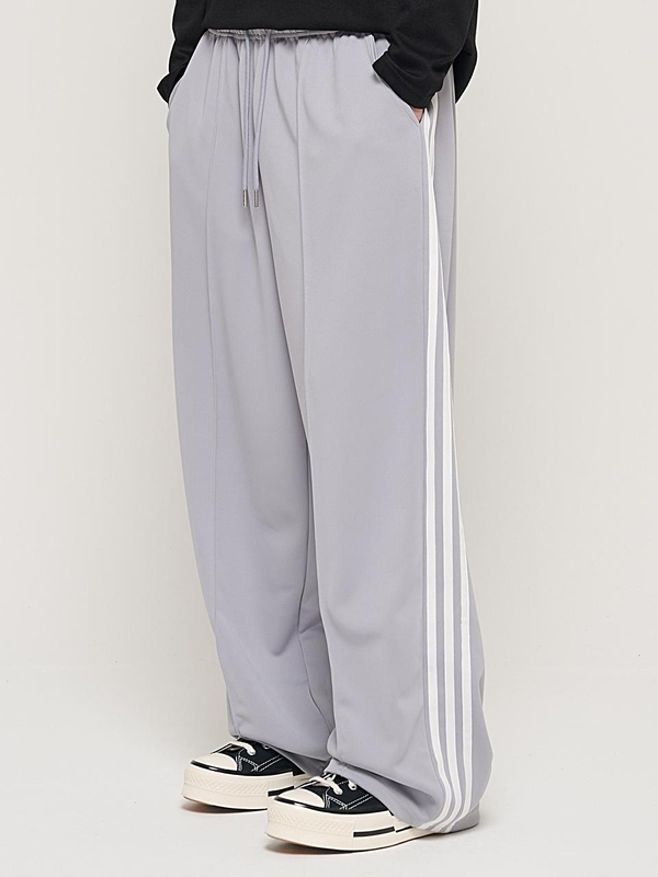 SIDE LINE TRACK TRAINING PANTS (GRAY)