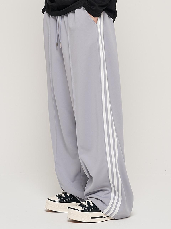 SIDE LINE TRACK TRAINING PANTS (GRAY)