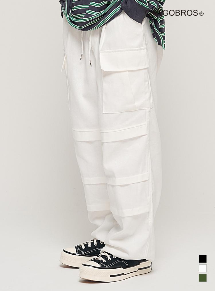 PARACHUTE CRACK CARGO WORK PANTS (IVORY)