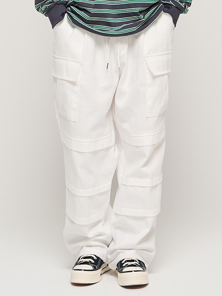 PARACHUTE CRACK CARGO WORK PANTS (IVORY)