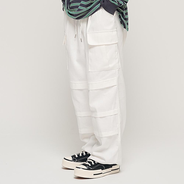 PARACHUTE CRACK CARGO WORK PANTS (IVORY)