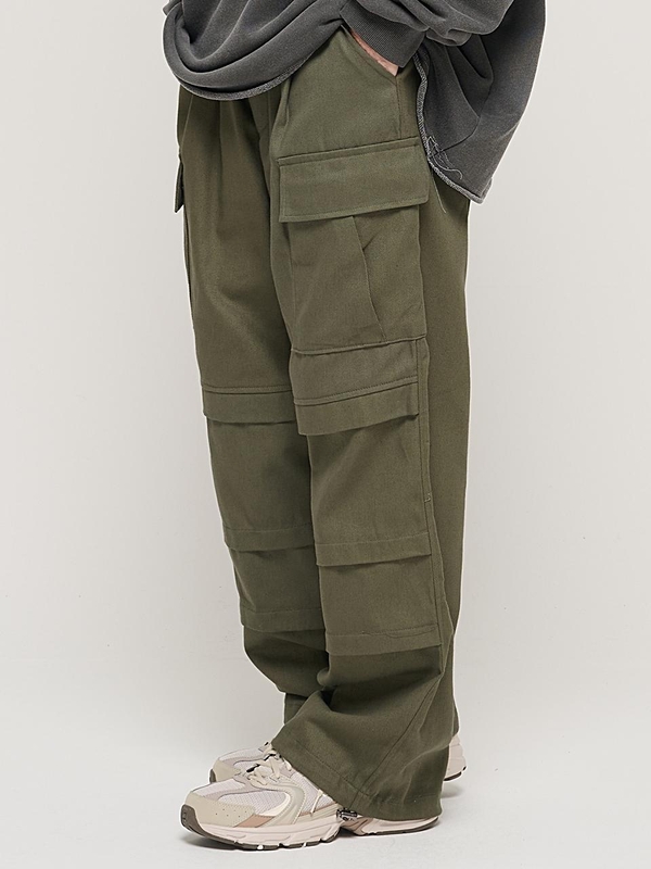 PARACHUTE CRACK CARGO WORK PANTS (KHAKI)