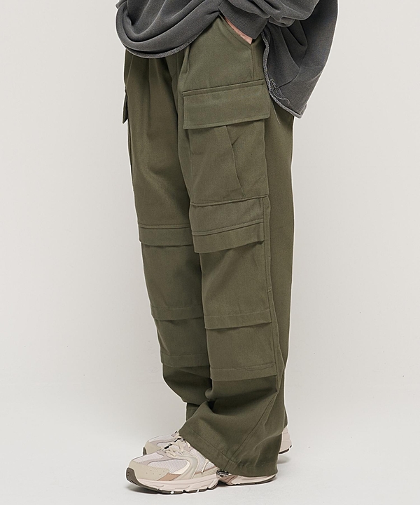 PARACHUTE CRACK CARGO WORK PANTS (KHAKI)