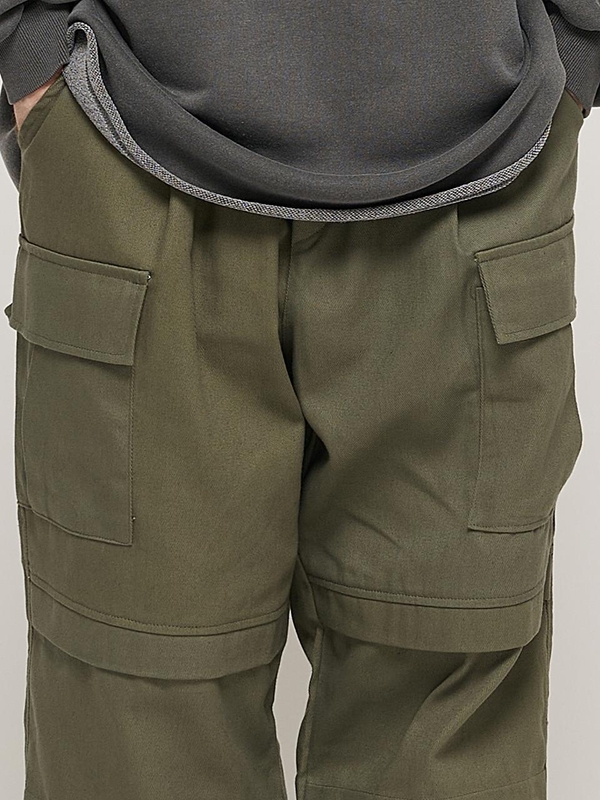 PARACHUTE CRACK CARGO WORK PANTS (KHAKI)