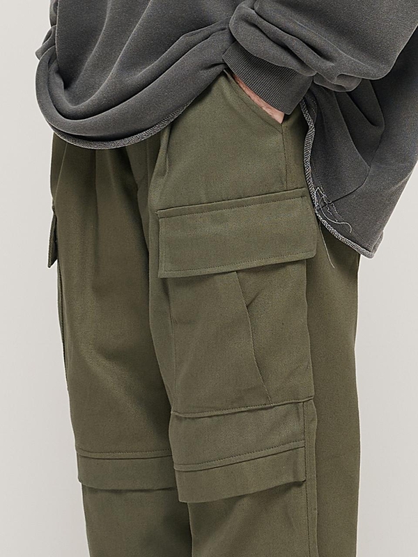 PARACHUTE CRACK CARGO WORK PANTS (KHAKI)