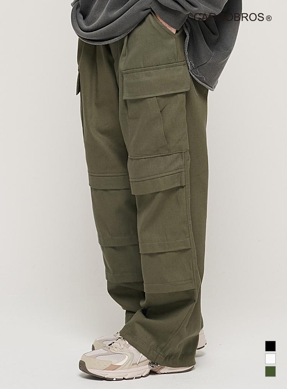 PARACHUTE CRACK CARGO WORK PANTS (KHAKI)