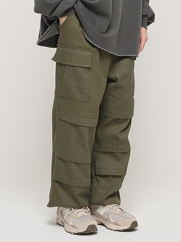 PARACHUTE CRACK CARGO WORK PANTS (KHAKI)