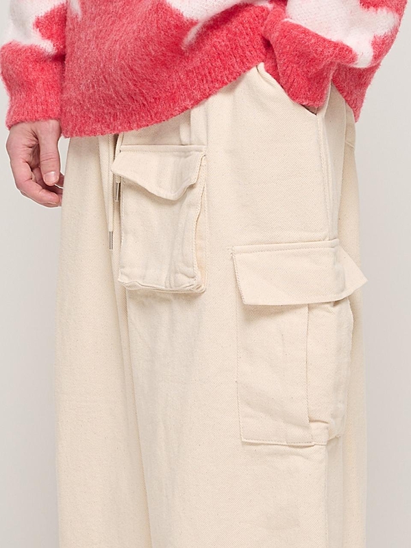 CB MULTI CARGO BANDING PANTS (CREAM)