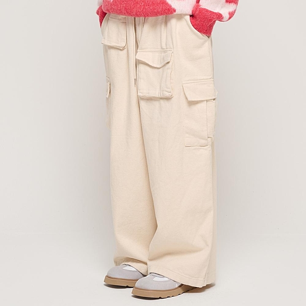 CB MULTI CARGO BANDING PANTS (CREAM)