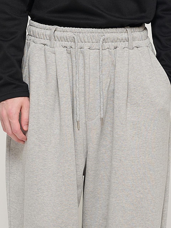 HIP POINT INCISION WIDE BALLOON PANTS (GRAY)