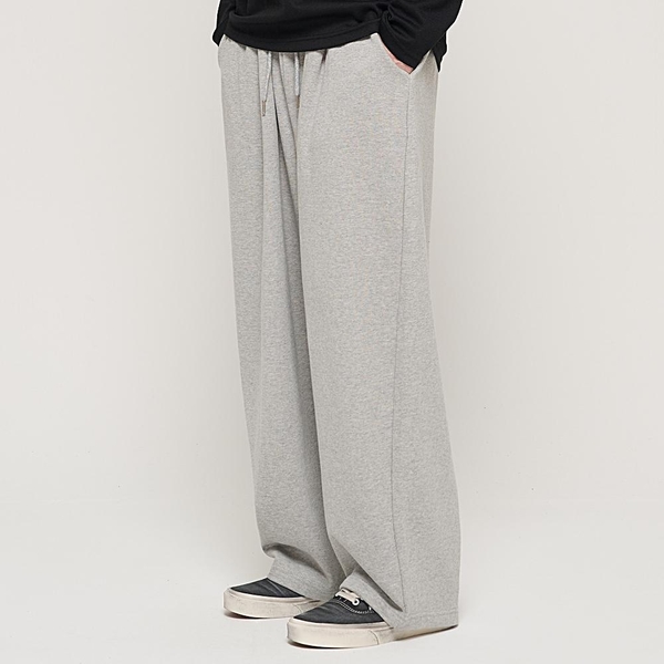 HIP POINT INCISION WIDE BALLOON PANTS (GRAY)