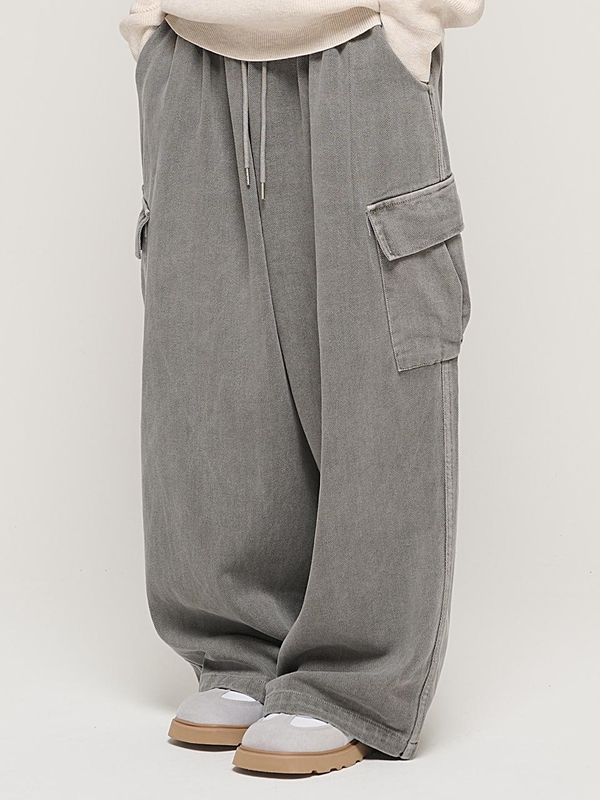 CB GAMENT BANDING BALLOON CARGO PANTS (GRAY)