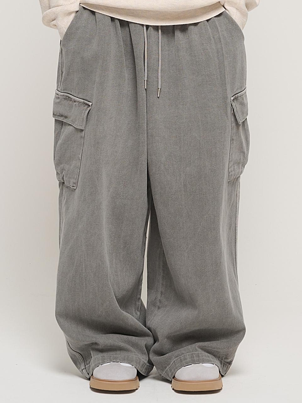 CB GAMENT BANDING BALLOON CARGO PANTS (GRAY)