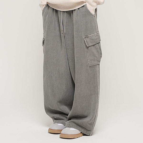 CB GAMENT BANDING BALLOON CARGO PANTS (GRAY)