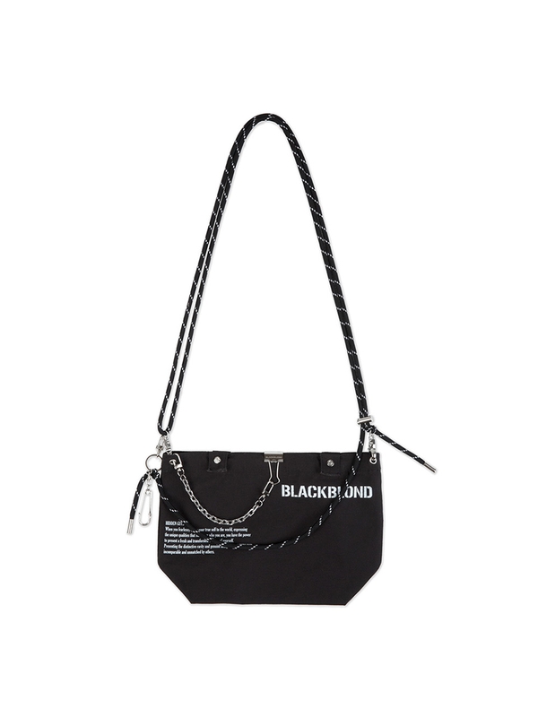 BBD Handcrafted Rope Cross Bag (Black)