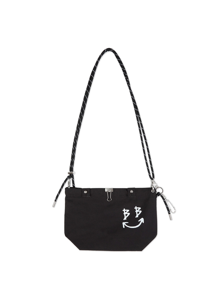 BBD Handcrafted Rope Cross Bag (Black)