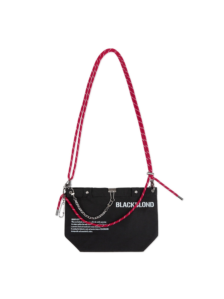 BBD Handcrafted Rope Cross Bag (Black)