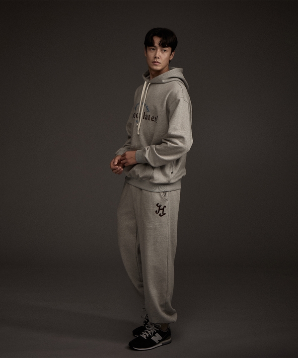 Loose Fit Jogger Sweat Pants Grey