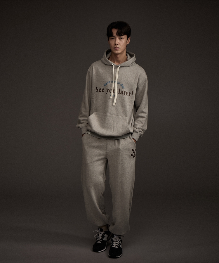 Loose Fit Jogger Sweat Pants Grey