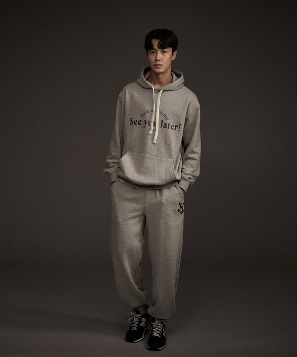 Loose Fit Jogger Sweat Pants Grey