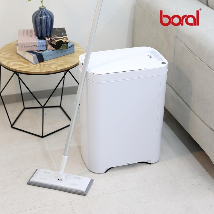 [BORAL] 보랄 2in1 자동흡입 더 데일리 자동 센서 진공 쓰레기통 15L BR-JV400