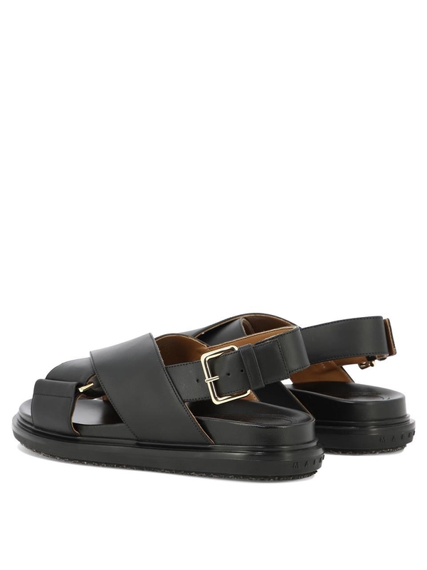 마르니 SS25 Fussbett sandals FBMS015701P361400N99 Black  