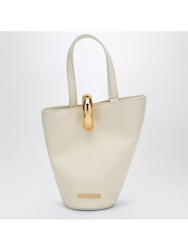 자크뮈스 FW24 JACQUEMUS Le Petit Bambola light ivory mini bag 24H243BA3893173 White