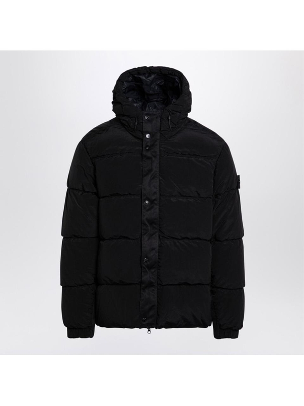 스톤아일랜드 FW24 Stone Island Black hooded down jacket 811541419 Black