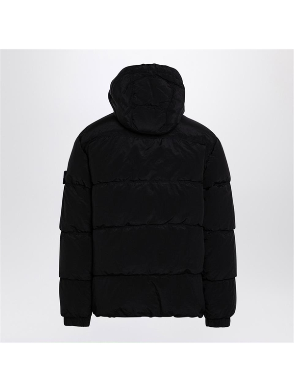 스톤아일랜드 FW24 Stone Island Black hooded down jacket 811541419 Black