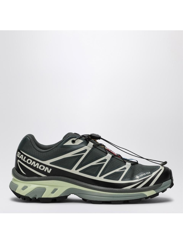 살로몬 FW24 SALOMON Low Sneaker XT-6 dark grey/black/lime L47581300PL Multicolor