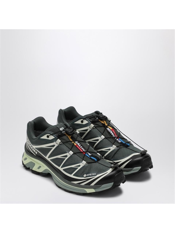 살로몬 FW24 SALOMON Low Sneaker XT-6 dark grey/black/lime L47581300PL Multicolor