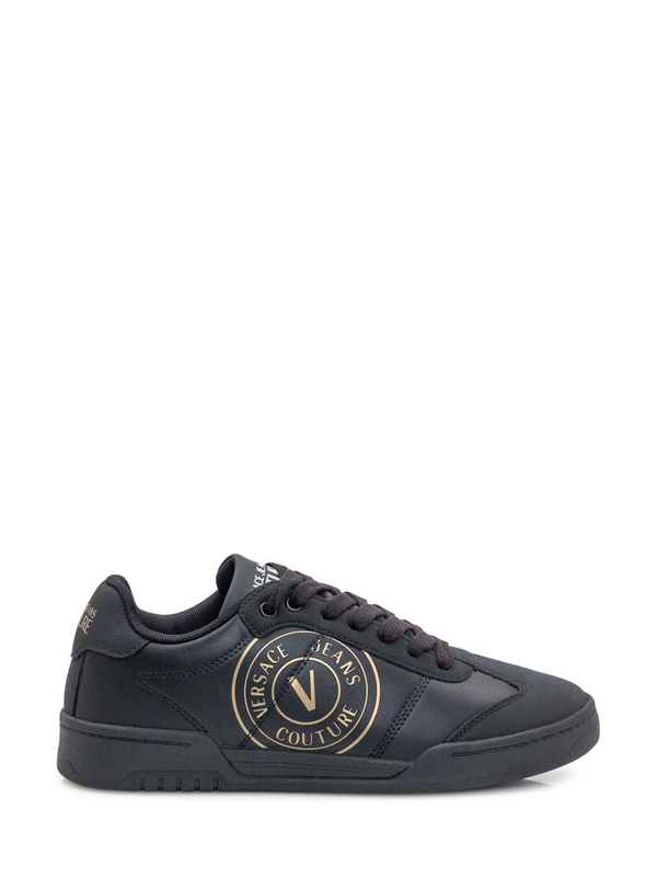 베르사체 진스 꾸뛰르 FW24 VERSACE JEANS COUTURE Sneakers 77YA3SD1ZP347 G89 BLACK/GOLD