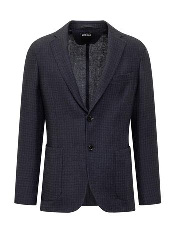 제냐 FW24 ZEGNA Blazers 850746A81DNMG0 416 BLACK/DBLUE