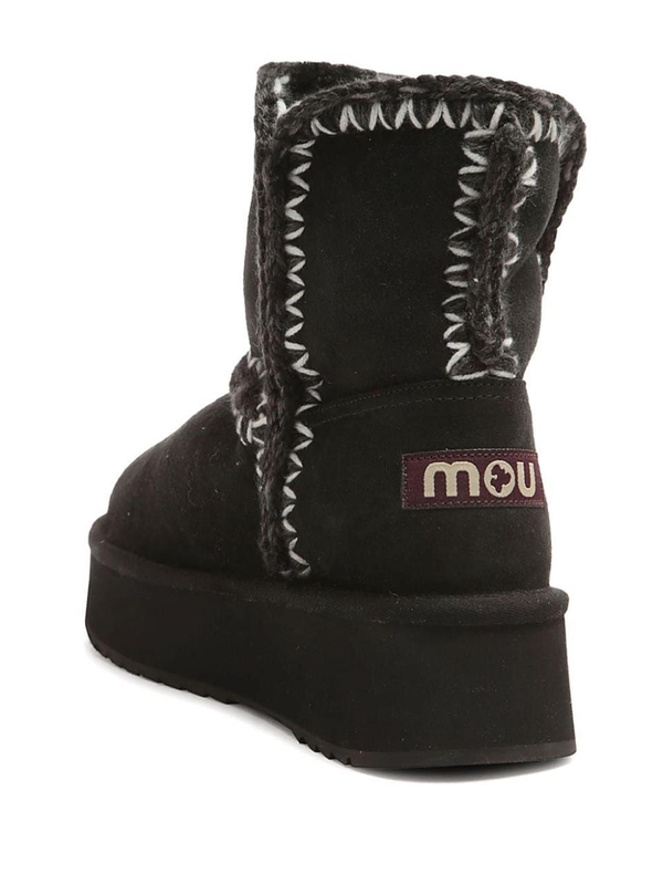 엠오유 FW24 Mou Boots Black FW681003ABKBK Black