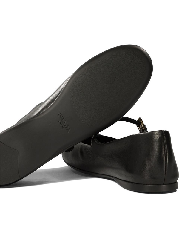 프라다 SS25 Nappa ballet flats 1F567N038F0002 F 005 Black  