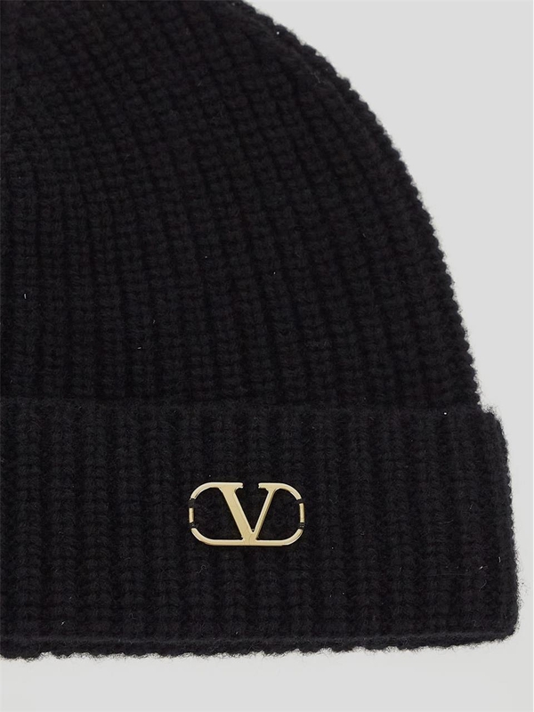 발렌티노 가라바니 FW24 Valentino Beanie 5Y2HB02GATZ0NO Nero