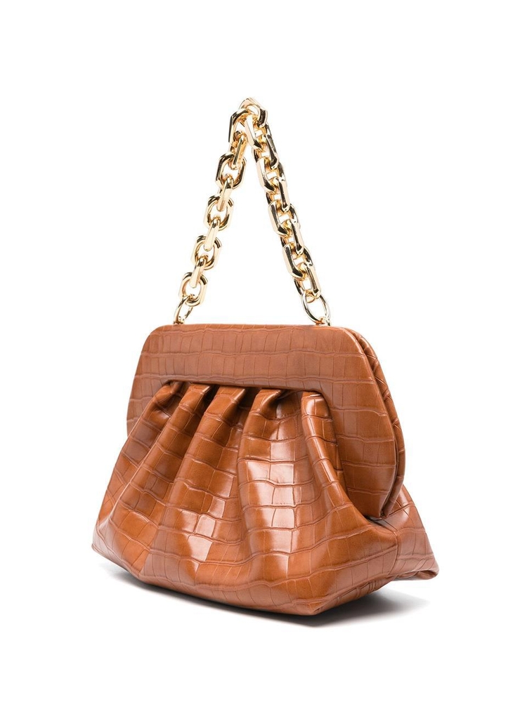 더모아레 FW24 Bios Crocco Caramel Bag TMFW24BR78 Brown