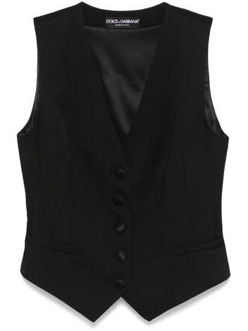 돌체앤가바나 FW24 VEST F791MT FU28J Black