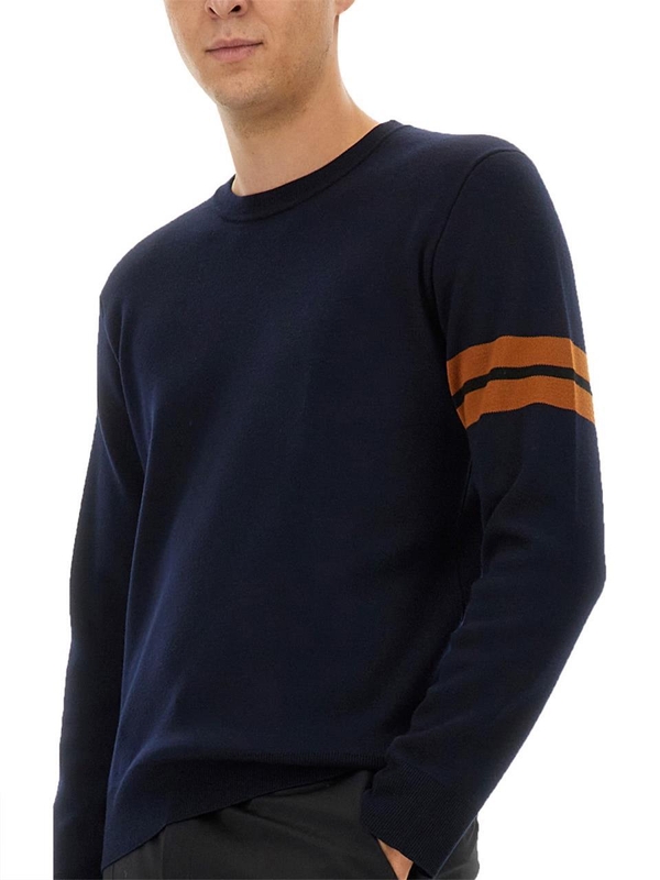 제냐 FW24 WOOL JERSEY. E8M91_110B09-001 BLUE