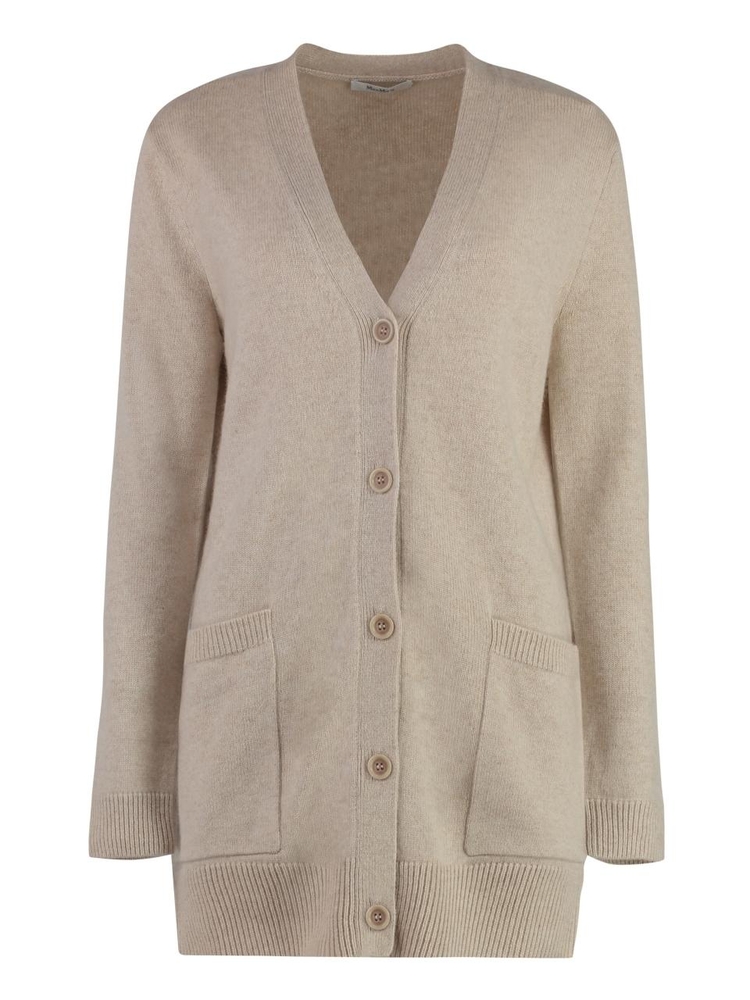 막스마라 FW24 Villar Wool and cashmere cardigan VILLAR2421346052600_026 Ecru