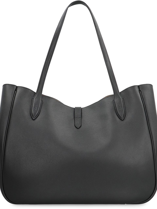 폴로 랄프로렌 FW24 Polo ID leather tote 428935220_002 black