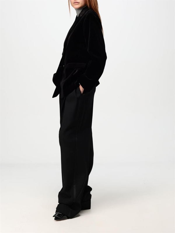 막스마라 FW24 Max Mara Womens Trousers 2421136014600 002 Black