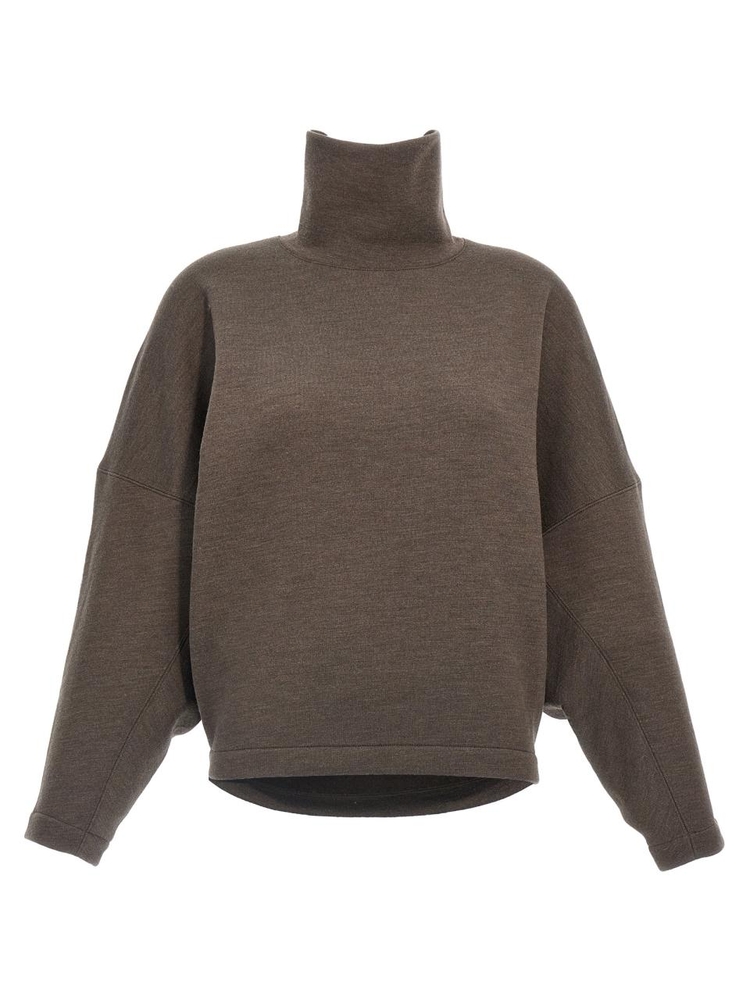 르메르 FW24 Wool sweatshirt TO1286LJ1020BR494 Brown