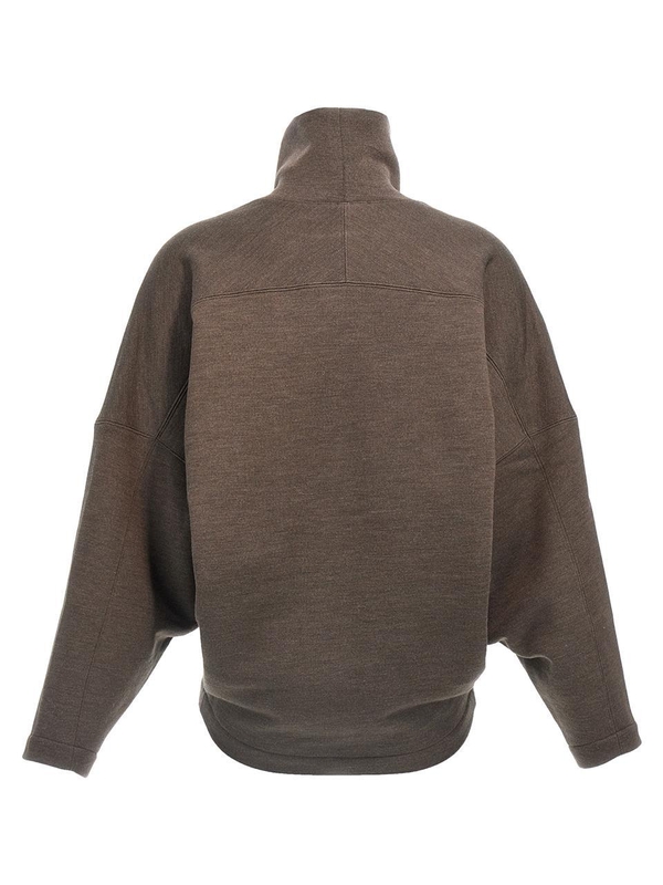 르메르 FW24 Wool sweatshirt TO1286LJ1020BR494 Brown