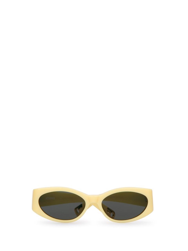 자크뮈스 SS24 JACQUEMUS SUNGLASSES JAC4C4SUN OVALOYELLOWYGGREEN PALEYELLOW