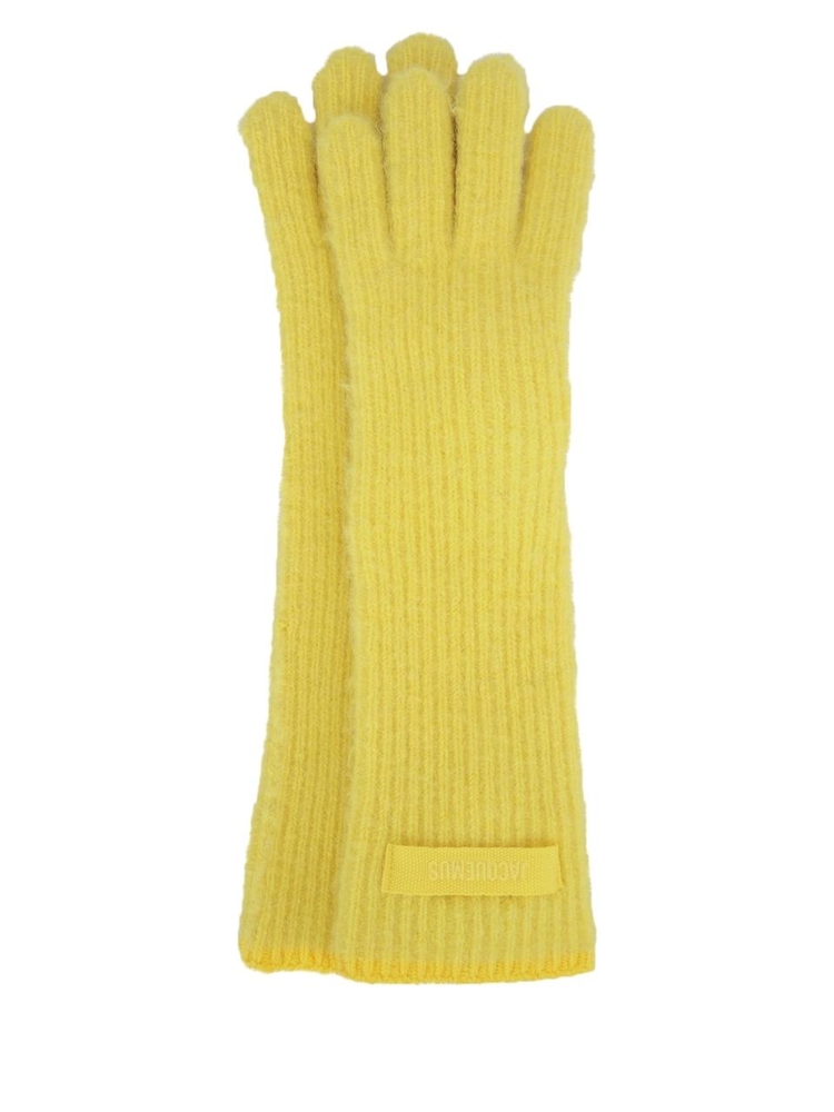 자크뮈스 FW24 JACQUEMUS GLOVES 246AC6685217 250 Yellow