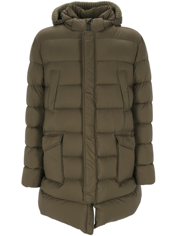 에르노 FW24 Herno Coats PI003ULE-M0212456Z7720 Verde/Beige