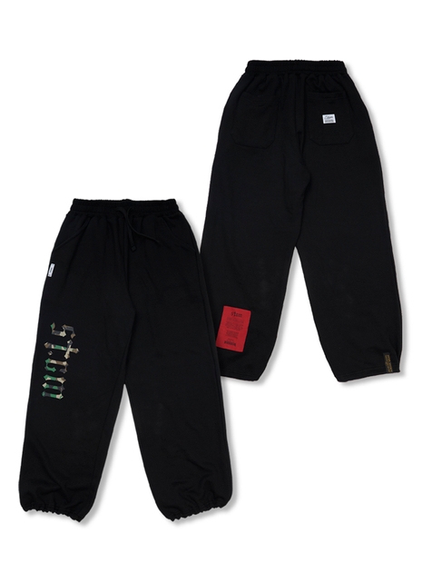 Camouflage STGM Wide Jogger Pants Black