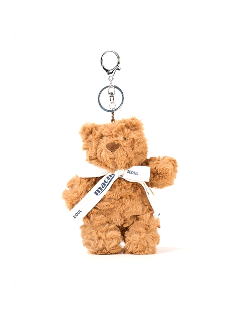 BEAR KEYRING_BROWN