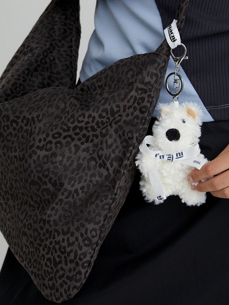 PUPPY KEYRING_WHITE